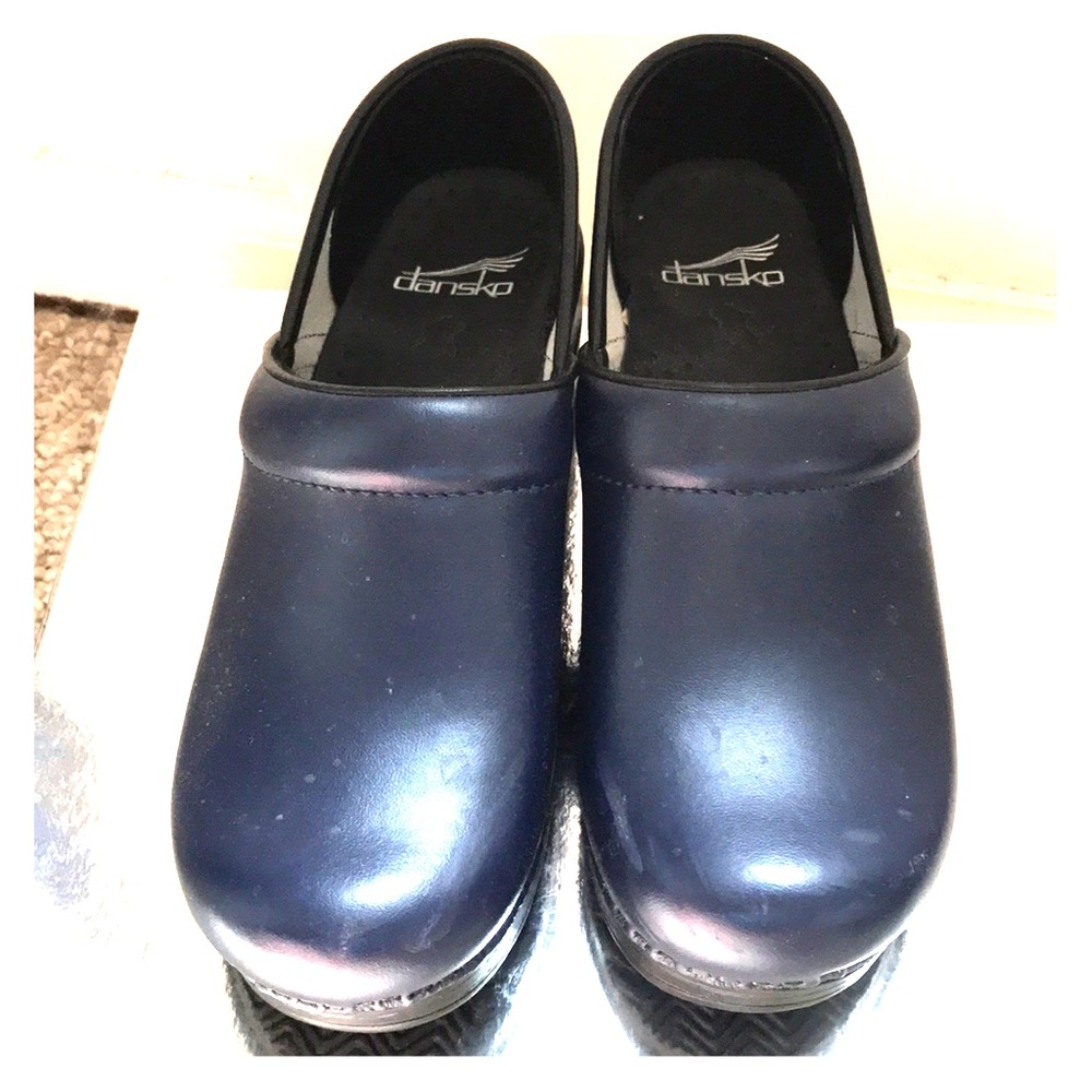 Navy Blue Dansko Clogs size 37